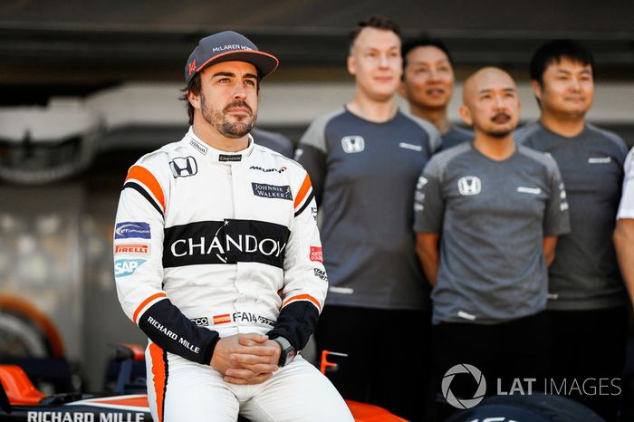 Fernando Alonso, en la foto del equipo McLaren