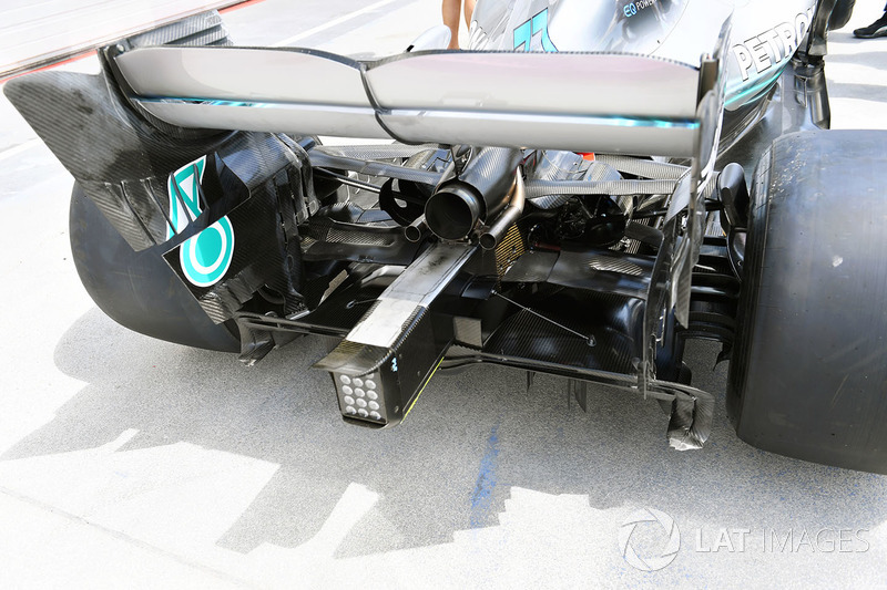 Mercedes-AMG F1 W09 rear detail