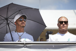 Lewis Hamilton, Mercedes AMG F1 ve Valtteri Bottas, Mercedes AMG F1