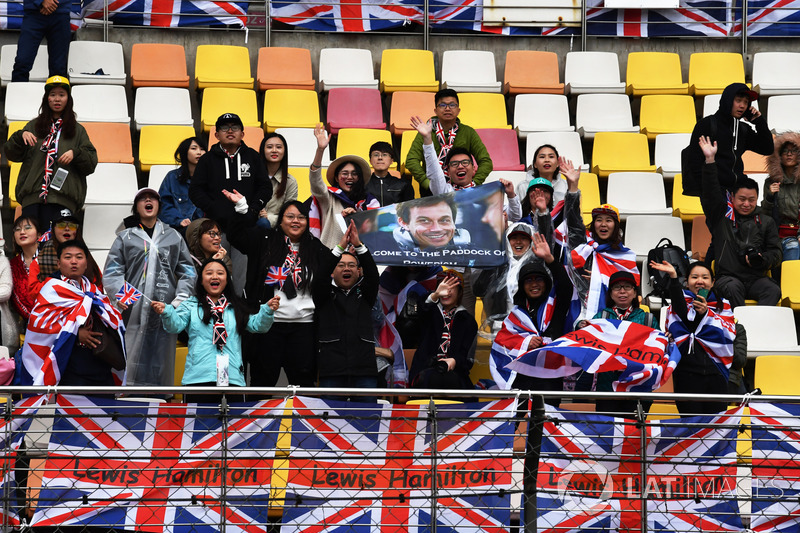 Des fans de Lewis Hamilton, Mercedes-AMG F1