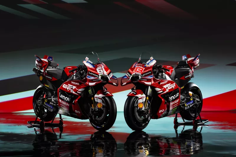 La Ducati GP26 de Marc Márquez et Pecco Bagnaia