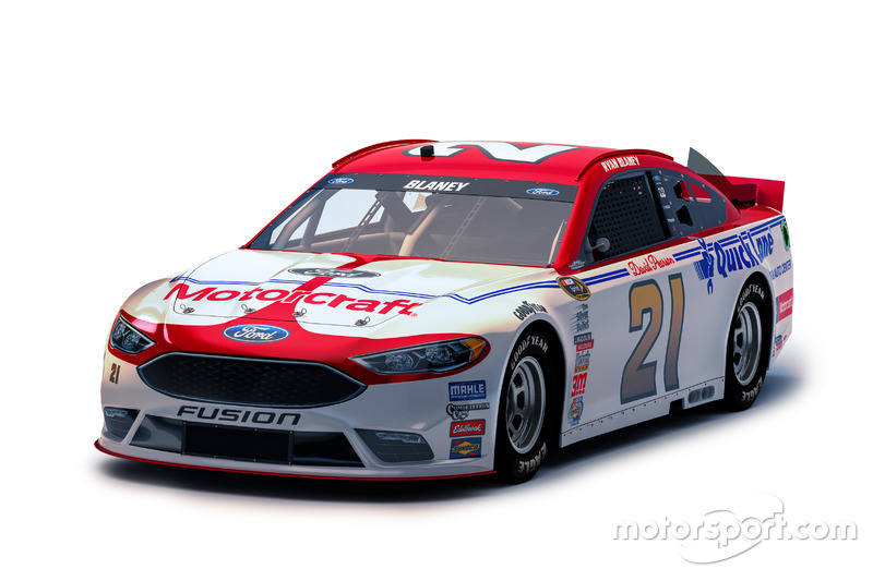 Ryan Blaney, Wood Brothers Racing Ford, livery rendering