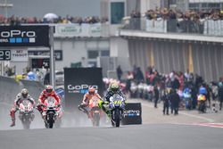 Valentino Rossi, Yamaha Factory Racing y Andrea Dovizioso, Ducati Team