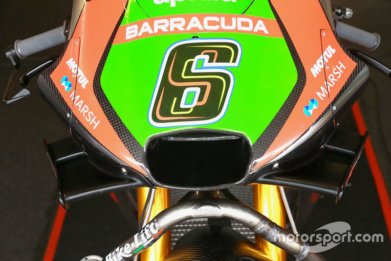 Stefan Bradl, Aprilia Racing Team Gresini, Bike-Detail, Winglets