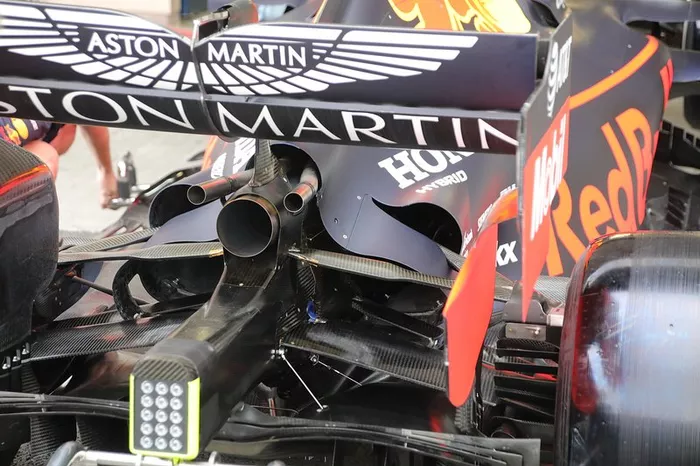 Trasera del Red Bull Racing RB15