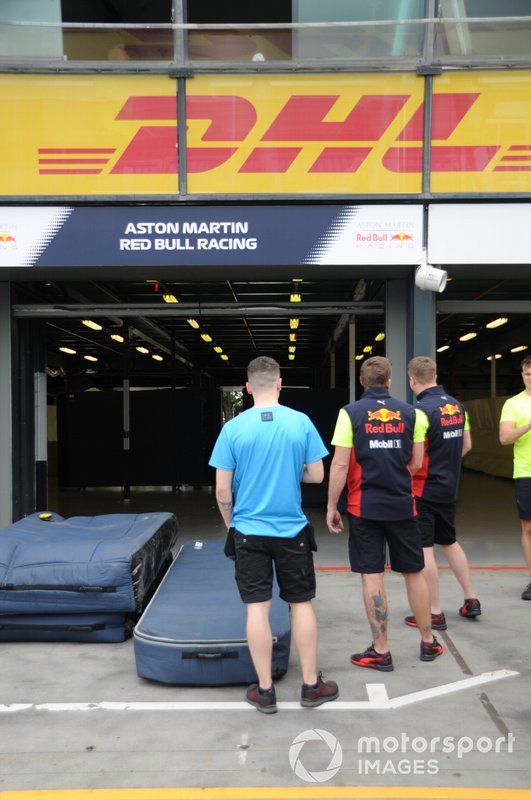 Llegada del material