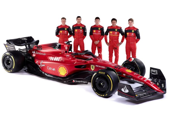 Mick Schumacher, Antonio Giovinazzi, Charles Leclerc, Carlos Sainz, Robert Shwartzman