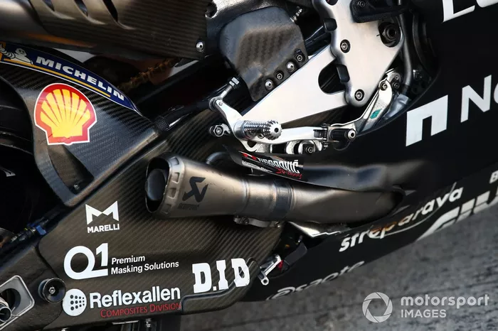 La moto Ducati de MotoGP