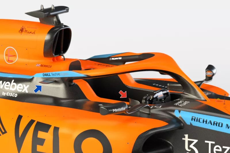 Les mini-dérives de la McLaren MCL36