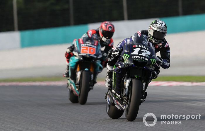Maverick Vinales, Yamaha Factory Racing, Fabio Quartararo, Petronas Yamaha SRT
