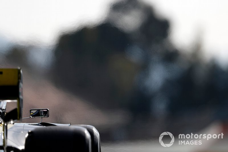 Dans le rétroviseur de Daniel Ricciardo, Renault F1 Team R.S. 19