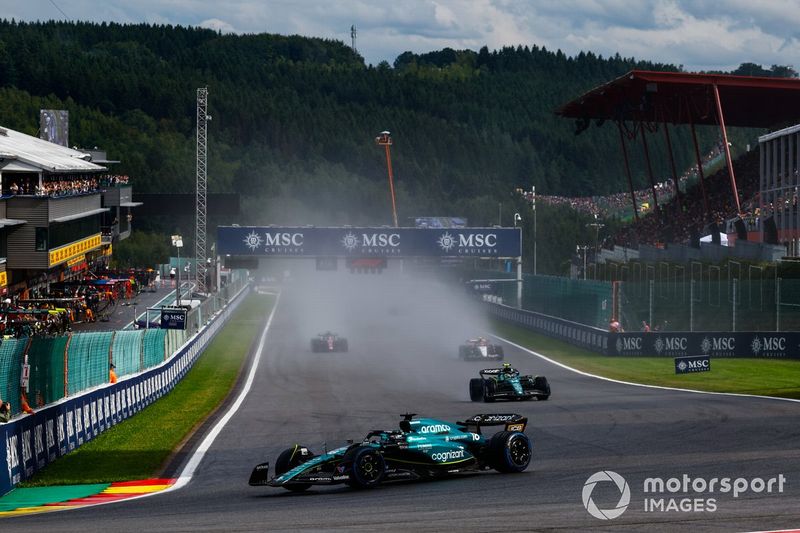 Lance Stroll, Aston Martin AMR23, Fernando Alonso, Aston Martin AMR23