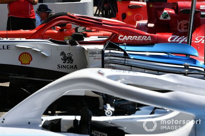 Halo del Alfa Romeo Racing C38 