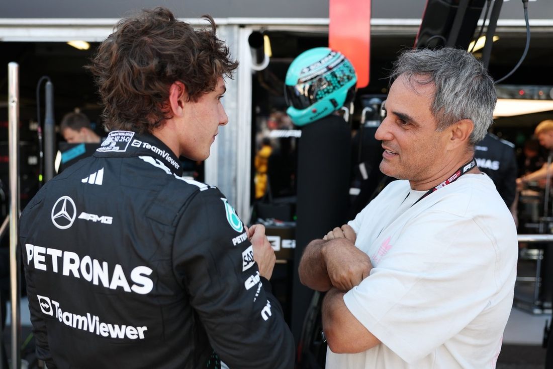 Andrea Kimi Antonelli, Mercedes, Juan Pablo Montoya
