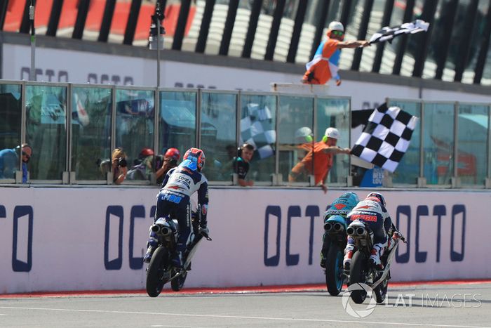 Jorge Martin, Del Conca Gresini Racing Moto3, Lorenzo Dalla Porta, Leopard Racing, Fabio Di Giannantonio, Del Conca Gresini Racing Moto3