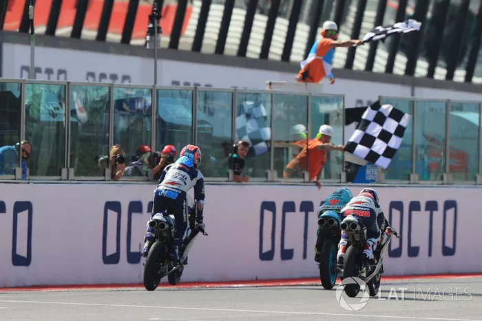 Jorge Martin, Del Conca Gresini Racing Moto3, Lorenzo Dalla Porta, Leopard Racing, Fabio Di Giannantonio, Del Conca Gresini Racing Moto3