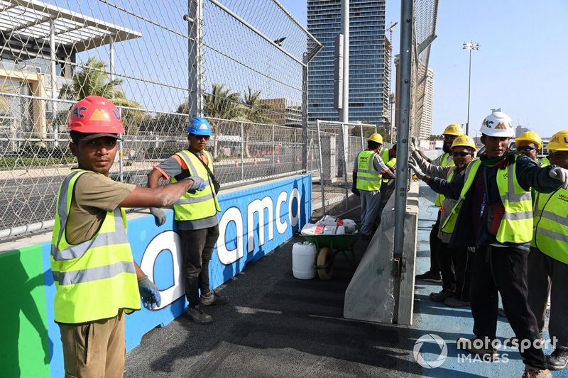 Jeddah Street Circuit last corner detail