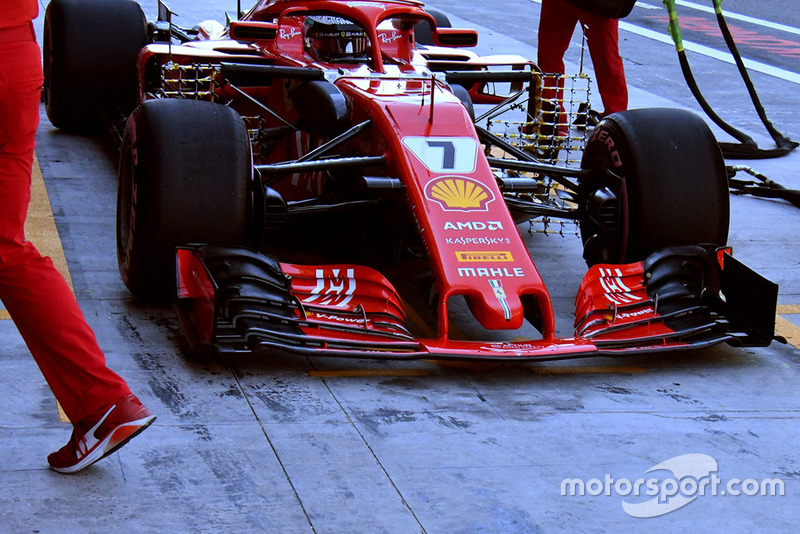 Sayap depan Ferrari SF71H