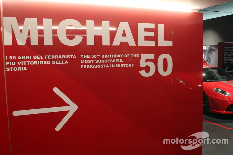 La mostra 'Michael 50' al Museo Ferrari di Maranello