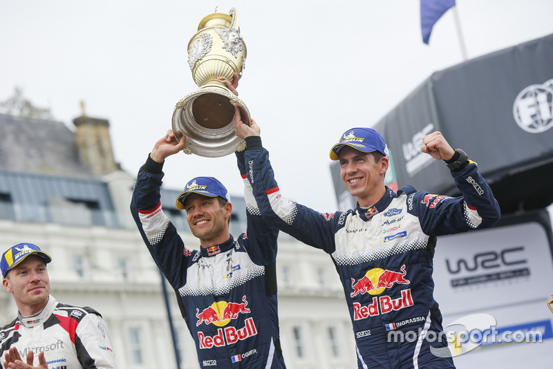 Podio: Ganadores, Sébastien Ogier, Julien Ingrassia, M-Sport Ford WRT Ford Fiesta WRC