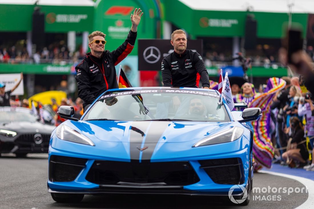 Nico Hulkenberg, Haas F1 Team, Kevin Magnussen, Haas F1 Team,