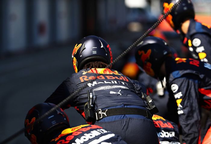 Red Bull Racing practica pitstops