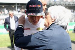Max Verstappen, Red Bull Racing talks con Bernie Ecclestone