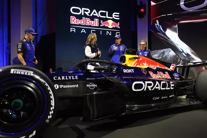 Isack Hadjar, Red Bull Racing, Max Verstappen, Red Bull Racing, Laurent Mekies, Red Bull Racing Team Principal
