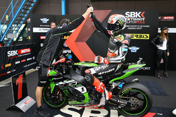 Le poleman Jonathan Rea, Kawasaki Racing