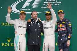 Podium: 1. Lewis Hamilton, Mercedes AMG F1; 2. Nico Rosberg, Mercedes AMG F1; 3. Max Verstappen, Red