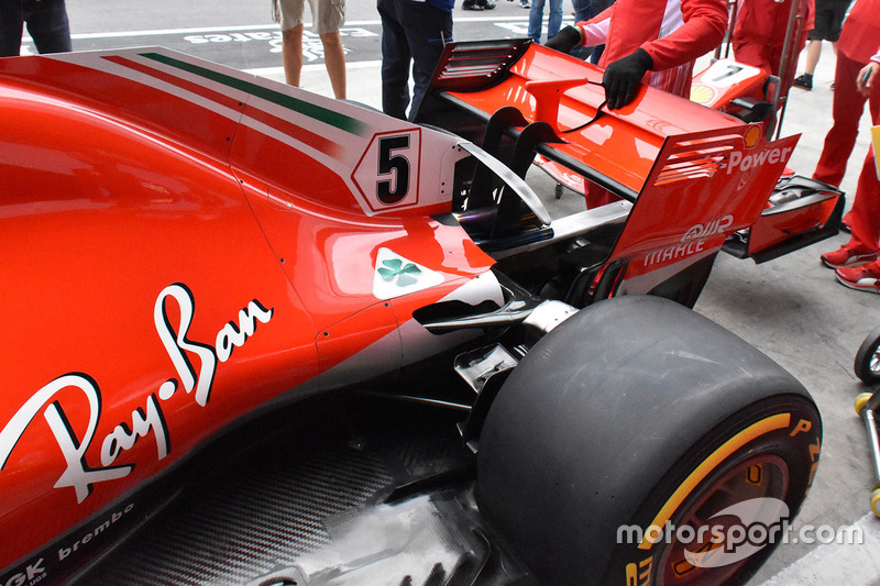 Ferrari SF71H achterzijde