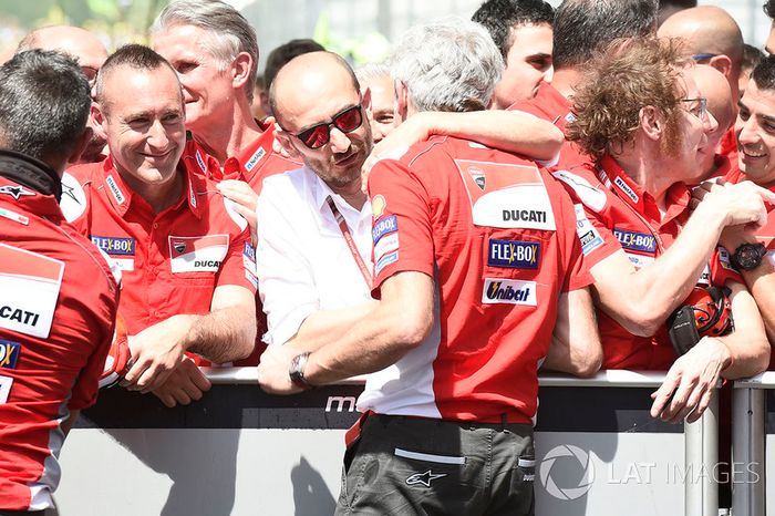 Domenicali, Gigi Dall'Igna, Ducati Team General Manager Italian MotoGP race 2018