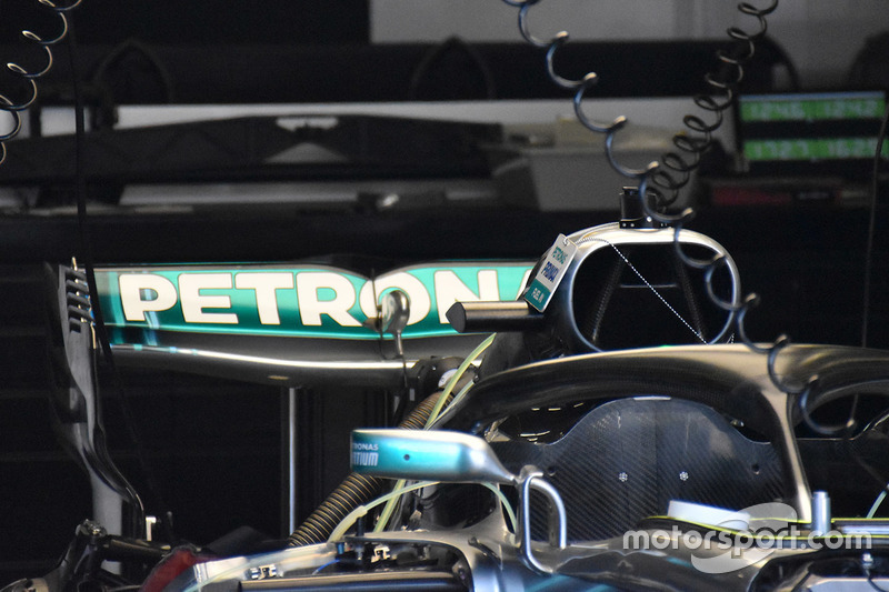 Detalle del Mercedes-AMG F1 W09