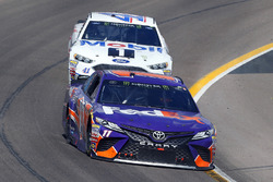 Denny Hamlin, Joe Gibbs Racing, Toyota Camry FedEx Freight, Kurt Busch, Stewart-Haas Racing, Ford Fu