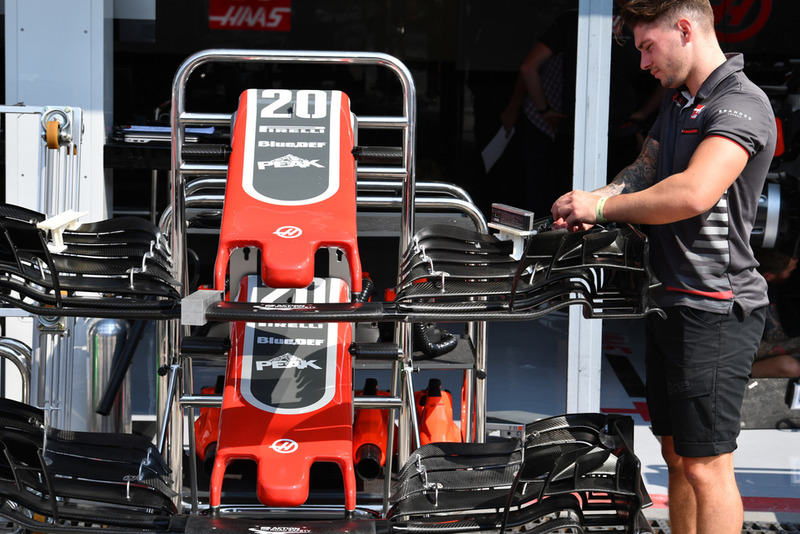 Haas F1 Team VF-18 nose and front wings