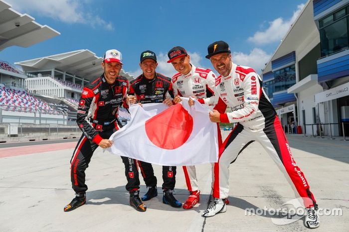 Néstor Girolami, ALL-INKL.COM Münnich Motorsport Honda Civic Type R TCR, Esteban Guerrieri, ALL-INKL.COM Münnich Motorsport Honda Civic Type R TCR, Tiago Monteiro, KCMG Honda Civic Type R TCR, Attila Tassi, KCMG Honda Civic Type R TCR