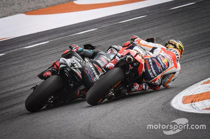 Marc Marquez e Fabio Quartararo a Valencia 2019

