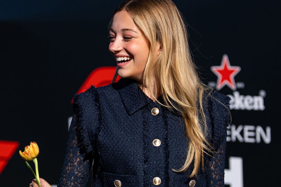 Isabella Bernardini, girlfriend of Gabriel Bortoleto, Sauber