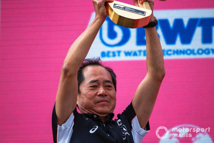 Podio: Toyoharu Tanabe, Director técnico F1 Honda