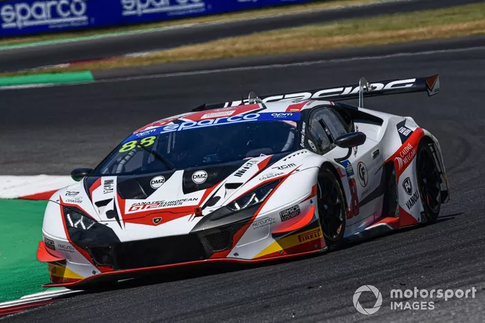 
#88 LP Racing, Lamborghini Huracan GT3 Evo: Pietro Perolini, Angelo Negro, Lorenzo Veglia

