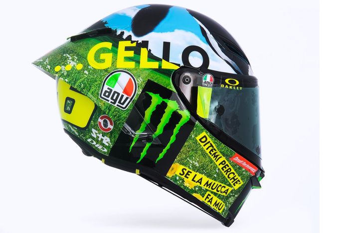 Casco de Valentino Rossi, Petronas Yamaha SRT  