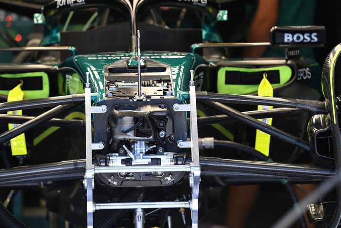 Aston Martin AMR23 detalles técnicos