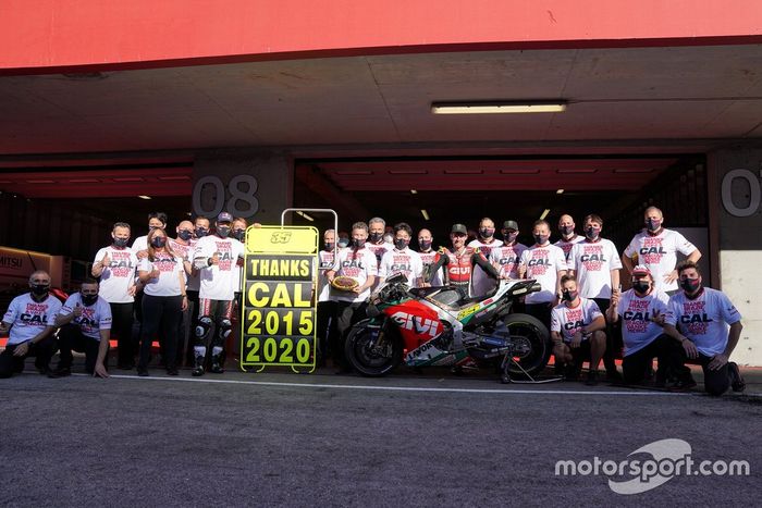 Cal Crutchlow con el equipo LCR Honda