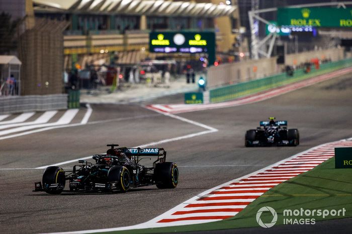 George Russell, Mercedes F1 W11, Valtteri Bottas, Mercedes F1 W11