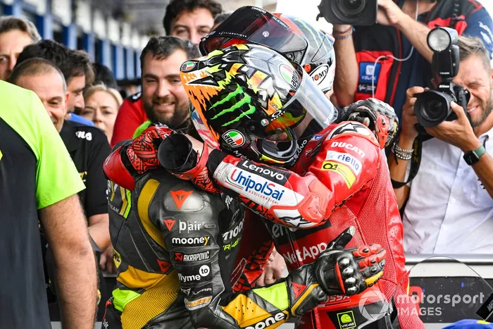 Marco Bezzecchi, VR46 Racing Team, Francesco Bagnaia, Ducati Team