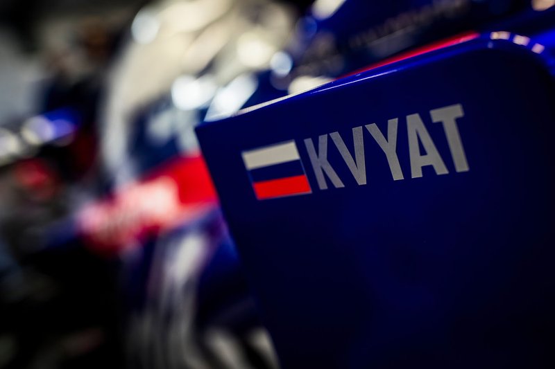 Dettaglio della Scuderia Toro Rosso STR14 di Daniil Kvyat