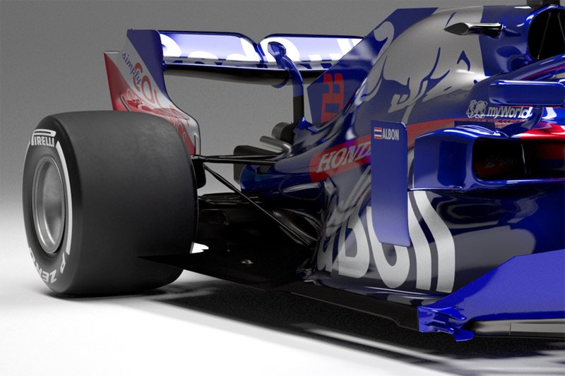 Scuderia Toro Rosso STR14 arka kanat