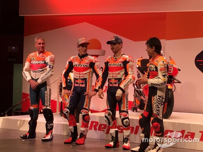 Mick Doohan, Marc Márquez, Jorge Lorenzo, Alex Crivillé, Honda HRC