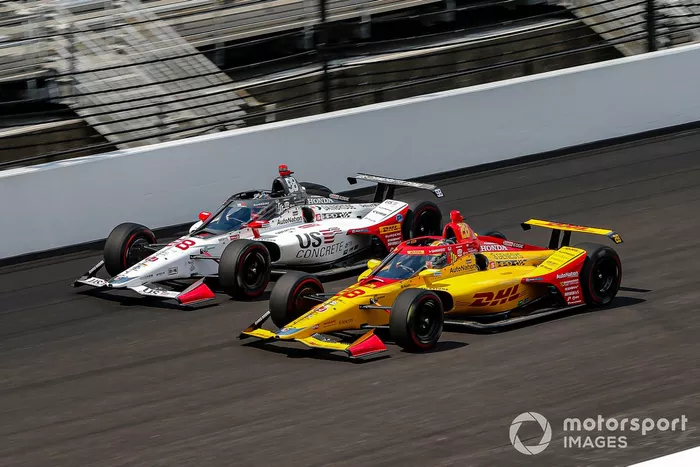 Ryan Hunter-Reay, Andretti Autosport Honda, Marco Andretti, Andretti Herta with Marco & Curb-Agajanian Honda