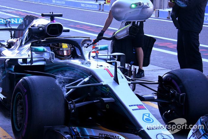 Lewis Hamilton, Mercedes AMG F1, detalle técnico